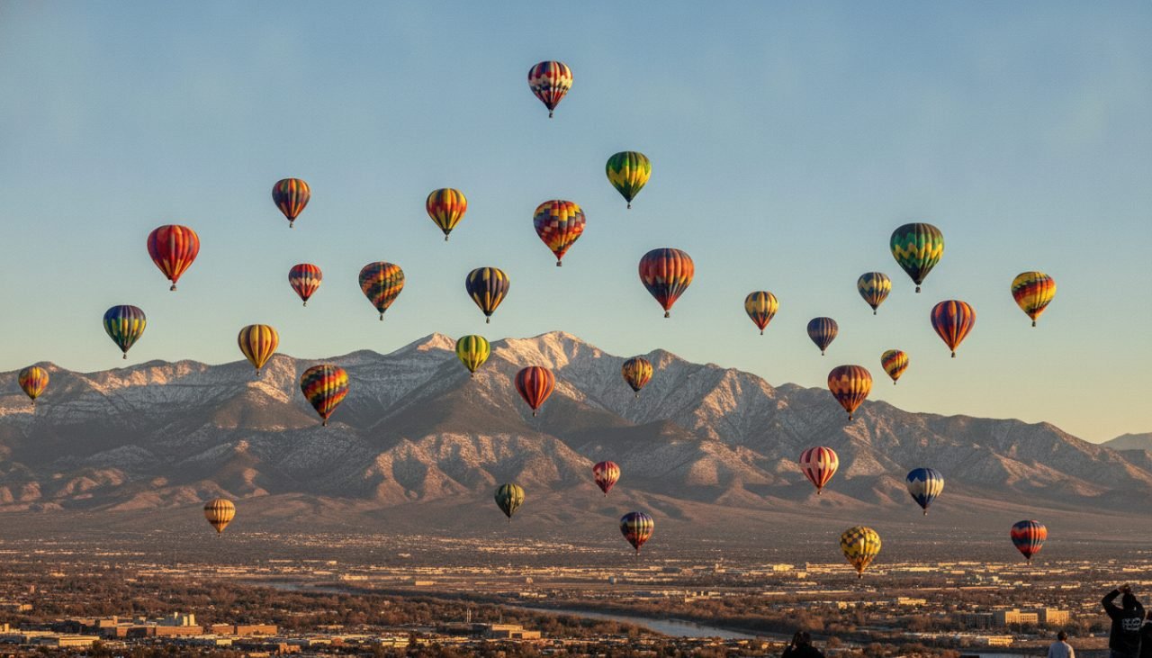 Ilustrasi: Festival Balon Udara Internasional Albuquerque Meriahkan Langit New Mexico