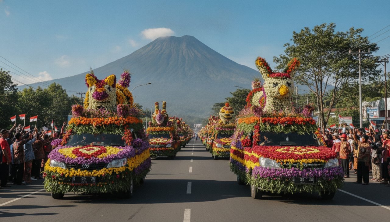 Ilustrasi: Festival Bunga Tomohon 2026 Meriah, Tarik Ribuan Wisatawan dan 13 Negara